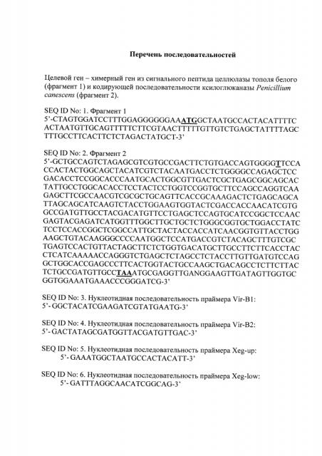 Трансгенное растение осины с пониженной скоростью разложения древесины (патент 2603081)