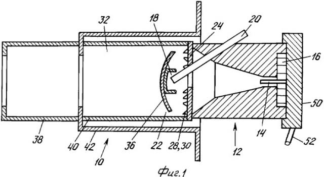 Форсунка для нагревательного прибора с улучшенным отражательным диском (патент 2361147)