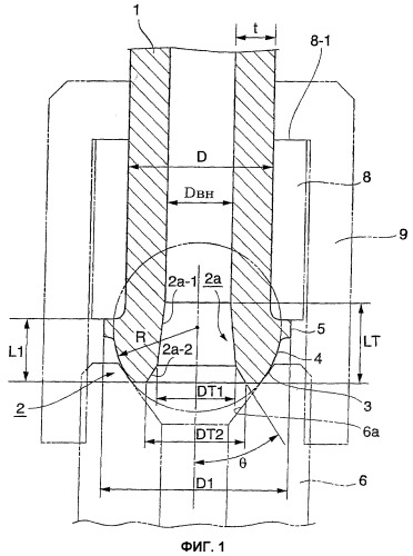 Конструкция соединительной головки трубы высокого давления для подачи топлива (варианты) (патент 2406005)