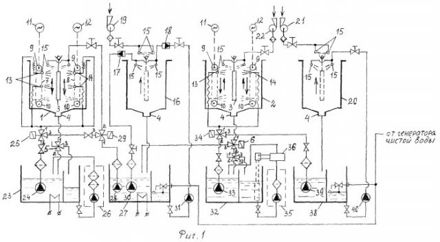 Способ струйной химической обработки и очистки поверхностей плоских изделий (патент 2426820)