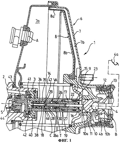 Тормозное устройство с усилителем тормозного привода с улучшенными рабочими характеристиками для тормозной системы автомобиля (патент 2273571)