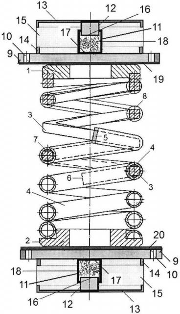 Виброизолятор комбинированный с шайбовым сетчатым демпфером (патент 2637570)