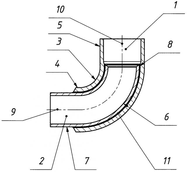 Трубчатый биметаллический переходник (патент 2617782)