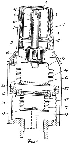 Терморегулирующая насадка для клапанов отопительных или охладительных агрегатов (патент 2300689)