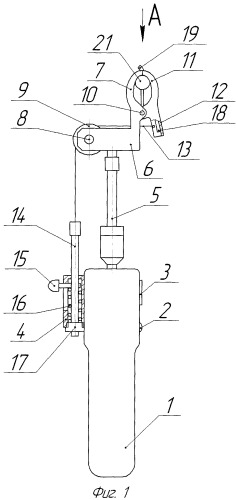 Прибор для измерения усилия отрыва ягод (патент 2473060)