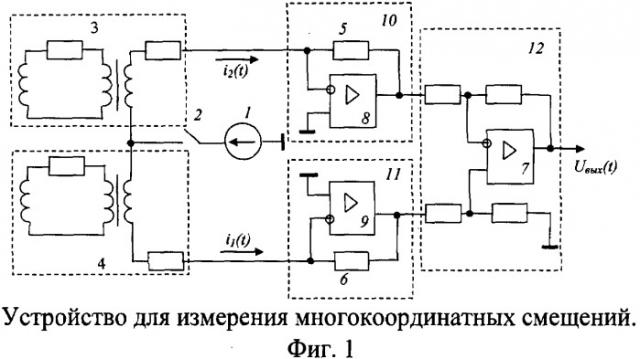 Устройство для измерения многокоординатных смещений торцов лопаток (патент 2525614)