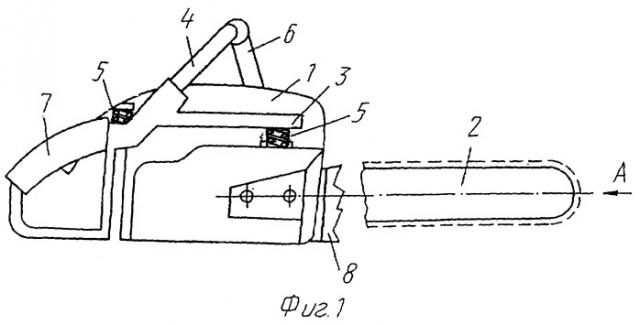 Бензиномоторная пила (патент 2254985)