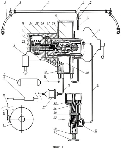 Тормозная система железнодорожного транспортного средства (патент 2542823)