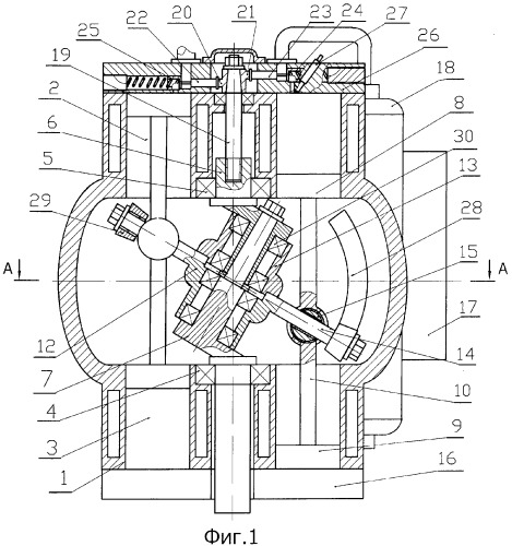 Аксиально-поршневой двигатель (патент 2316661)