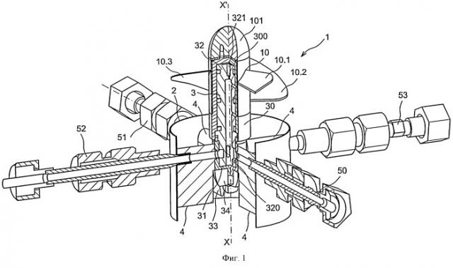 Устройство для измерения скорости текучей среды в трубе (патент 2535530)