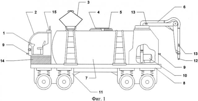 Электроробот - водовоз для заливки воды в баки на фермах (патент 2581344)
