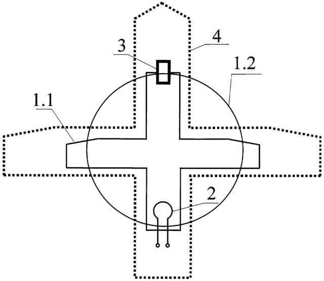 Приемо-передающая антенна декаметрового диапазона волн беспилотных летательных аппаратов (патент 2653594)