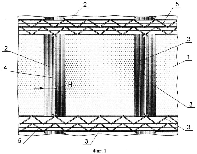 Армодренажный композитный геотекстильный материал (патент 2537457)