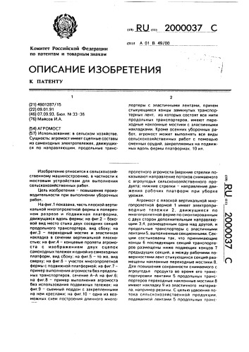 Агромост (патент 2000037)