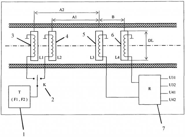 Устройство для определения внутреннего диаметра трубы (патент 2364833)