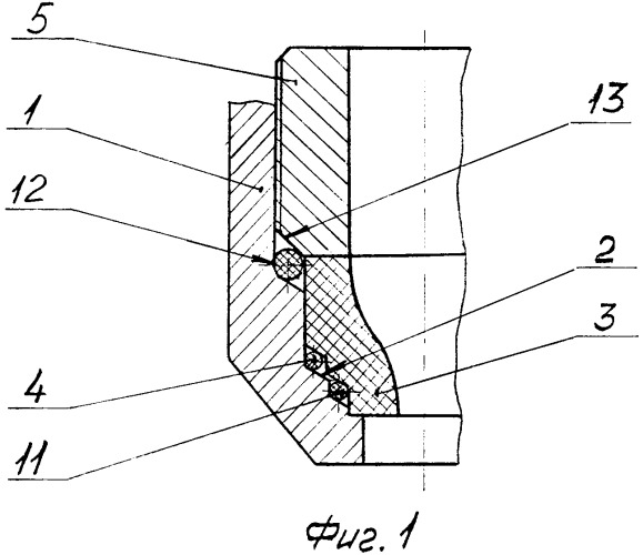 Промывочный узел бурового долота (патент 2349730)