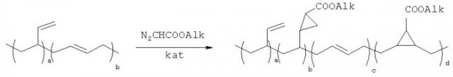 Способ получения полимеров, содержащих циклопропановые группы (патент 2443674)