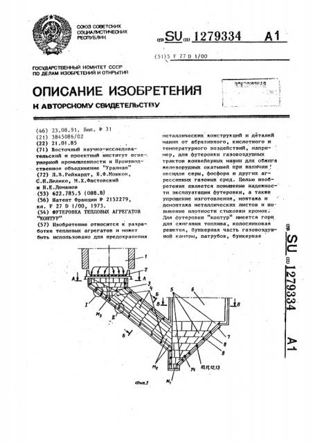 Футеровка тепловых агрегатов 