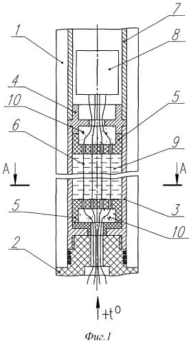 Устройство для исследования высокотемпературных скважин (патент 2386809)