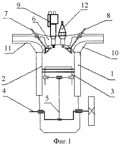 Способ работы четырехтактного двигателя внутреннего сгорания (патент 2244139)