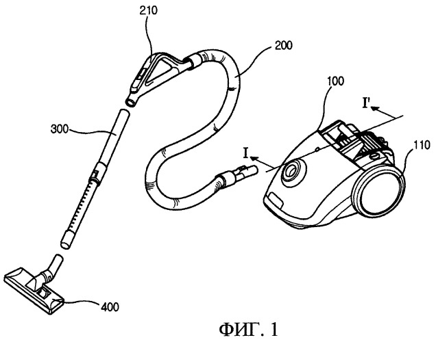 Конструкция основного корпуса пылесоса (патент 2380025)