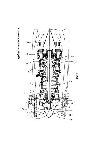 Турбореактивный двигатель (патент 2592937)