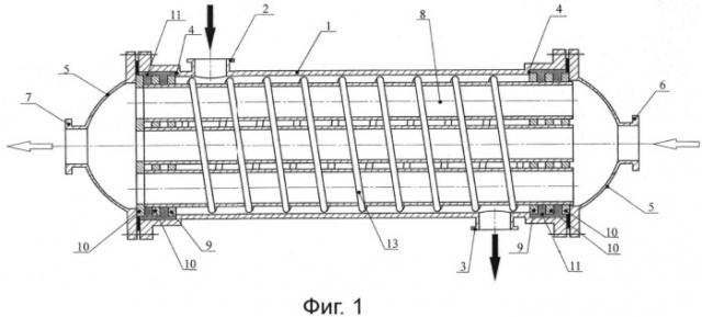 Кожухотрубный теплообменник (патент 2543094)