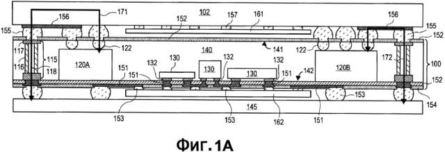 Способ встраивания компонентов wlcsp в e-wlb и в e-plb (патент 2655678)
