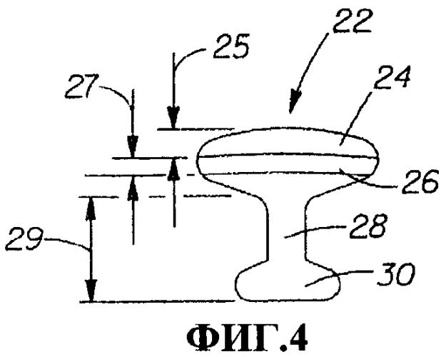 Контактирующий с кожей компонент картриджа бритвенного прибора (патент 2462344)