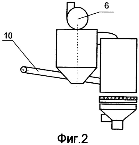 Установка пневмовакуумной сепарации сыпучих материалов (патент 2456099)