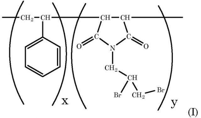 Бромированные полимеры в качестве пламягасителей и содержащие их полимерные системы (патент 2483088)