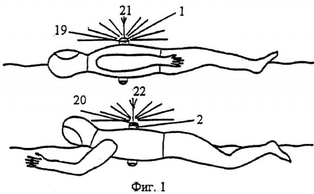 Система для обнаружения человека, терпящего бедствие на воде (патент 2372245)
