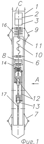 Устройство для доставки приборов в горизонтальную скважину (патент 2394984)