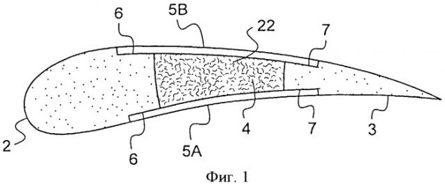Лопатка турбореактивного двигателя, в частности лопатка спрямляющего аппарата, и турбореактивный двигатель, содержащий такие лопатки (патент 2544102)