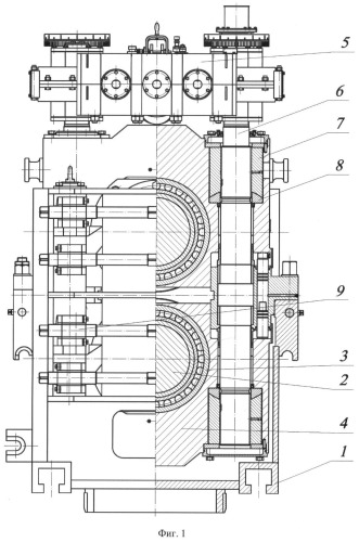 Бесстанинная двухвалковая прокатная клеть (патент 2387504)