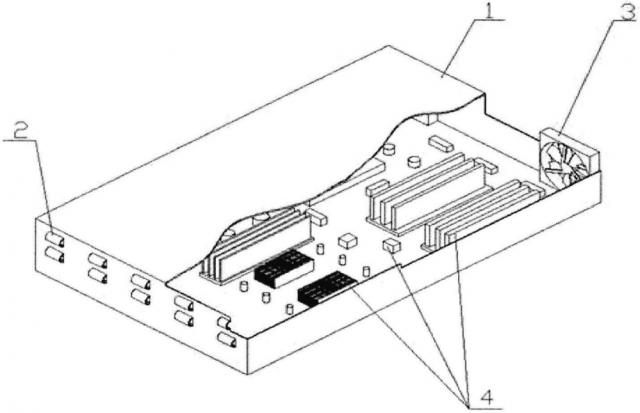 Устройство для воздушного охлаждения радиоэлектронных устройств (патент 2605930)