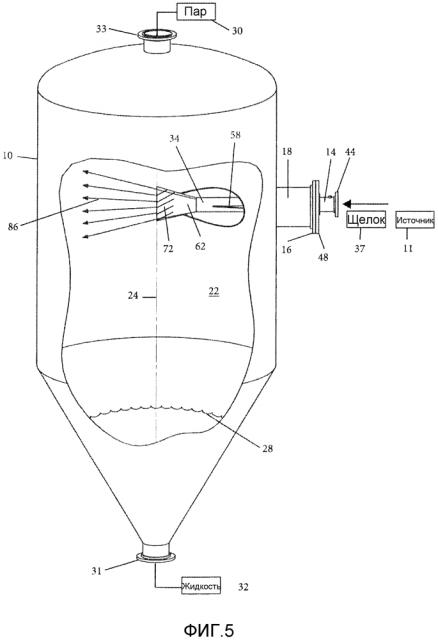 Выпарной резервуар с развальцованной впускной вставкой (патент 2634893)
