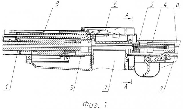 Автоматическое стрелковое оружие с ленточной и магазинной подачей патронов (патент 2458304)