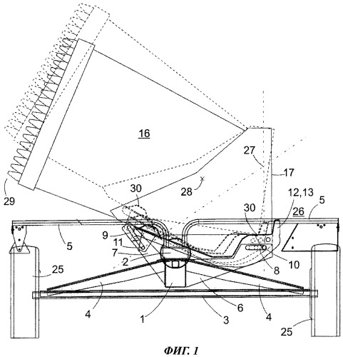 Транспортная тележка для жатвенного аппарата (патент 2471328)