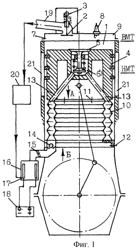 Двухтактный двигатель внутреннего сгорания (патент 2247841)
