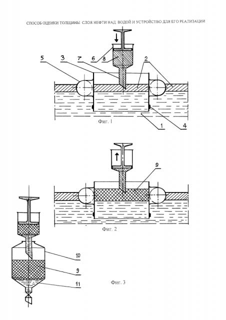 Способ оценки толщины слоя нефти над водой и устройство для его реализации (патент 2623412)
