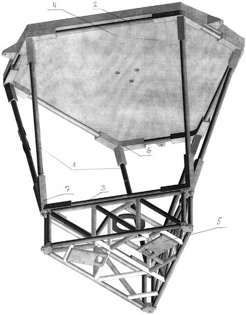 Силовой каркас для космической аппаратуры (патент 2610070)