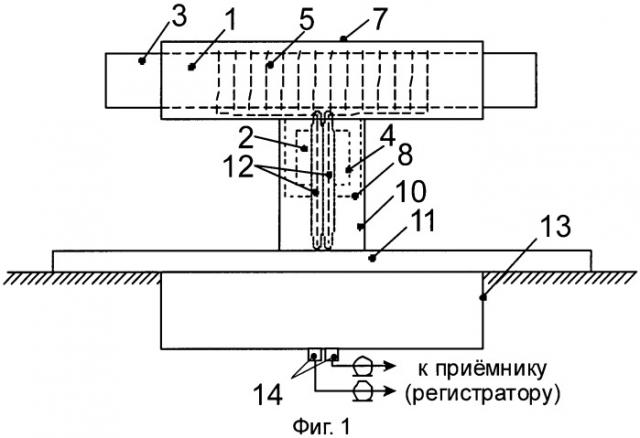 Широкополосное двухкомпонентное приемное антенное устройство (патент 2474014)