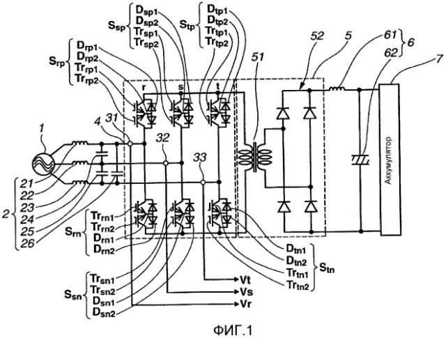 Устройство преобразования мощности (патент 2558749)