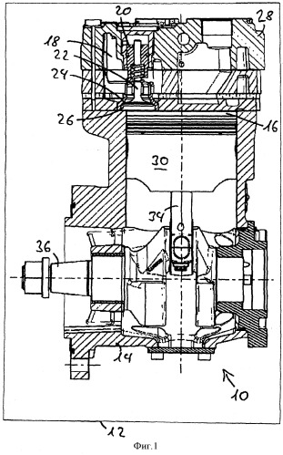 Компрессор с устройством энергосбережения и способ энергосберегающей эксплуатации компрессора (патент 2505705)