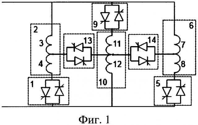 Реакторная группа, коммутируемая тиристорами (патент 2622114)
