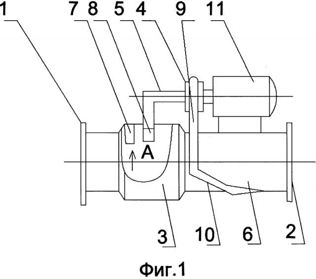 Агрегат для гидротранспортирования сыпучих материалов (патент 2635945)