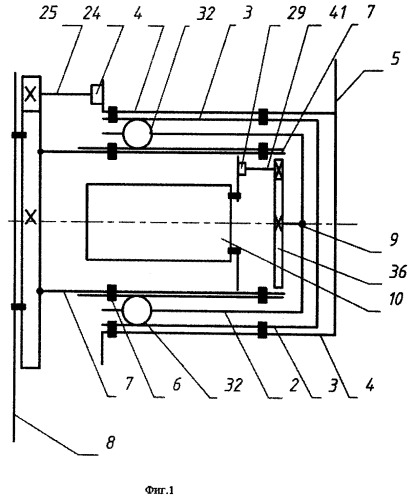 Коленный шарнир экзоскелетона (патент 2506932)