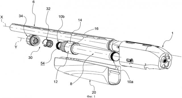 Спортивная или оборонительная винтовка с трубкой магазина для патронов (патент 2577492)