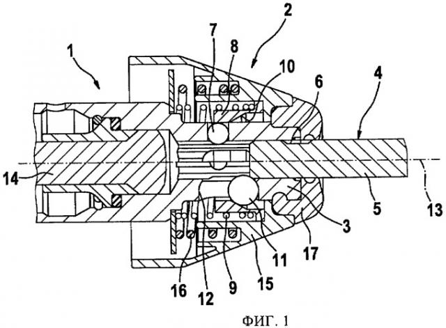 Патрон для технологической машины, прежде всего для ручной машины (патент 2454300)
